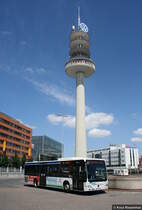 Hannover ZOB: Ein Citaro von RegioBus wartet seine Pause ab.