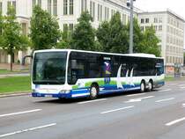 Mercedes-Benz O 530 II  (Citaro Facelift) auf der Linie 100 nach Groitzsch an der Haltestelle Augustusplatz.