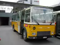 FBW Postauto vor dem Bahnhof in Chur, 04.09.2010.