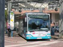 MB O530 des BRN BUSVERKEHR RHEIN-NECKAR in Bensheim am Bahnhof