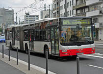 MAN Lions City Gelenkbus, Linie 604 SWB, Bonn 02.09.2010