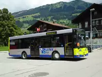 AFA Adelboden (LenkBus) Nr. 56/BE 611'030 MAN am 25. Juli 2010 Lenk, Bahnhof