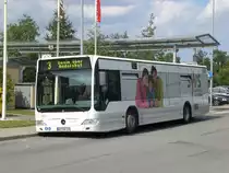 Mercedes-Benz O 530 II (Citaro Facelift) auf der Linie 3 nach Devin an der Haltestelle Strehlapark/Zoo.