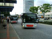 Bogestra MAN , Wagennr. 9808 ,Linie 356 , bei der Einfahrt im
Bochumer Hbf./Bbf.(11.09.2007)