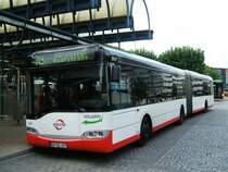 Bogestra Solaris Urbino 18 , Linie 349 von Bochum Hbf/Bbf. 
nach Bochum Stiepel.(12.09.2007)
