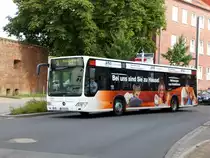Mercedes-Benz O 530 II (Citaro Facelift) auf der Linie 3 nach Strelapark/Zoo nahe der Haltestelle Wasserstra�e. 