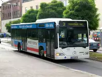 Mercedes-Benz O 530 I (Citaro) auf der Linie 3 nach Voigdeh�ger Weg an der Haltestelle Wasserstra�e. 

