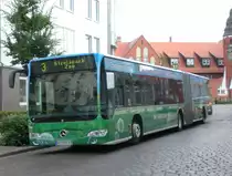 Mercedes-Benz O 530 II (Citaro Facelift) auf der Linie 3 nach Strelapark/Zoo am Hauptbahnhof. 