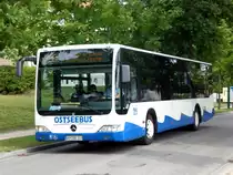 Mercedes-Benz O 530 II � (Citaro Facelift) auf der Linie 290 nach Świnoujście an der Haltestelle Bansin Alte Molkerei.