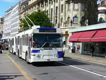 TL - FBW Trolleybus Nr.741 unterwegs auf der Linie 7 in Lausanne am 09.09.2010