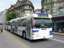TL - FBW Trolleybus Nr.743 unterwegs auf der Linie 7 in Lausanne am 09.09.2010