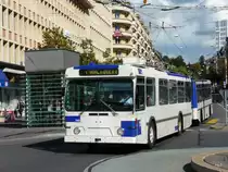 TL - FBW Trolleybus Nr.745 unterwegs auf der Linie 1 in Lausanne am 09.09.2010
