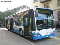 Nr. 87 der VBG beim Bhf. Oerlikon am 9.9.07. AN Sonntagen sind auf der Linie 781 nur Standart-Busse unterwegs. Da der 781er an Sonntagen nur bis Glattbrugg, Giebeleichstrasse f�hrt. Mo-Fr f�hrt der 781er bis zum Flughafen Z�rich.