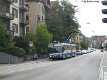 Nr. 134 mit defekter bandanzeige am 9.9.07 beim Klusplatz. DUrch ungekl�rte Gr�nde roltle sich das Zielanzeigeband des GTZ 134 ganz ab. So das nur noch die Liniennummer angeschrieben werden konnte.