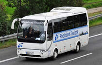Temsa Opalic von  Rheinland Touristik  auf der A61 bei Weilerswist - 10.09.2010