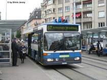 Mercedes O405N Nr. 221 beim Goldbrunnenplatz
