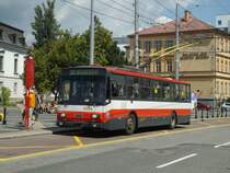DPB Bratislava Nr. 6304 Skoda Trolleybus am 10. August 2010 Bratislava, Hodzovo Nam.