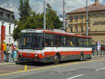 DPB Bratislava Nr. 6307 Skoda Trolleybus am 10. August 2010 Bratislava, Hodzovo Nam.