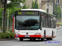 BOGESTRA,Mercedes,WgNr.0615,Linie 350 Witten-Durchholz - Witten-Rathaus.