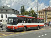 DPB Bratislava Nr. 6294 Skoda Trolleybus am 10. August 2010 Bratislava, Hodzovo Nam.