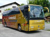 MOB - Mercedes Reisebus   GOLDEN PASS    Nr.1  BE 610 651 in Saanen Abgestellt am 29.07.2007
