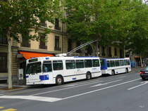 TL - NAW Trolleybus Nr.761 unterwegs in Lausanne auf der Linie 1 am 09.09.2010