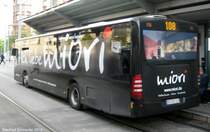 Noch ein Citaro Bus der seit wenigen Tagen eine neue Werbung trgt. Das Foto habe ich am 01.10.2010 in Saarbrcken gemacht.