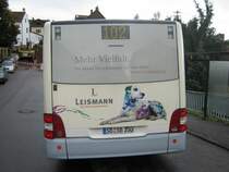 Hier ist ein MAN Lions City Gelenkbus zu sehen.Das Foto habe ich am 02.10.2010 in Saarbrcken Altenkessel gemacht.