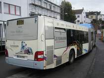 Hier ist ein MAN Lions City Gelenkbus zu sehen.Das Foto habe ich am 02.10.2010 in Saarbrcken Altenkessel gemacht.