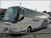 Bova des Reiseunternehmens Twerenbold aus der Schweiz, aufgenommen in Passau am 16.09.2010.