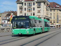 BVB - MAN  Nr.766  BS  3266 unterwegs auf der Linie 34 in der Stadt Basel am 12.09.2010