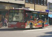 Ein Mercedes O530 beim Halt am Elisenbrunn Aachen als linie 33 zur Uniklinik. 22.09.07