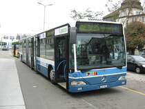 MB Citaro G als Bahnersatz Rapperswil-Schmerikon beim Bahnhof Rapperwil, 09.10.2010.