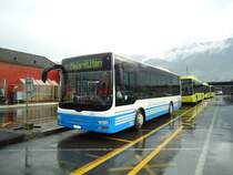 BSW Sargans Nr. 315/SG 297'505 MAN/Gppel am 13. August 2010 Sargans, Bahnhof