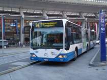 VBL Luzern Nr. 149/LU 15'088 Mercedes Citaro (ex Heggli, Kriens Nr. 711) am 13. August 2010 Luzern, Bahnhof