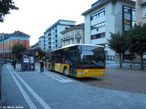 Postauto/Regie Bellinzona TI 228 017 (Mercedes CitaroII O530) am 6.10.10 beim Bhf. Bellinzona.
