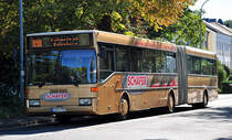 Mercedes Gelenkbus, Firma Schfer, in Mechernich 22.09.2010