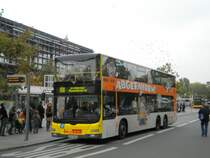 MAN Lion's City DD (Doppelstock) auf der Linie 100 nach S+U Bahnhof Alexanderplatz am S+U Bahnhof Zoologischer Garten.
