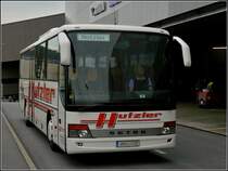 Setrabus der Firma Hutzler in den Strassen von Passau unterwegs am 15.09.2010.