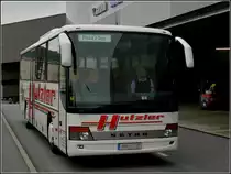 Setrabus der Firma Hutzler in den Strassen von Passau unterwegs am 15.09.2010.