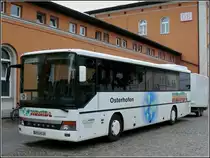 Setrea �berlandbuss mit H�nger steht am 15.09.2010 beim Bahnhof in Passau.