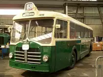 Berliet PCP 10 Nr 1496 der RATP, von dem Jahre 1957, im AMTUIR Museum am 03/10/10.