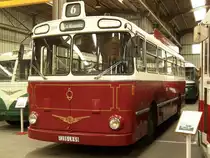 Vetra-Berliet VBH 85, Wagen 1707 der Stadt Lyon, Jahrgang 1963, im AMTUIR Museum.