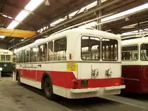 Vetra-Berliet VBRh, Wagen 272 der Stadt Limoges, Jahrgang 1948, im AMTUIR Museum.