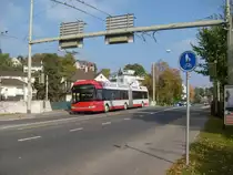 Solaris-Trollino Nr. 174 am 12.10.2010 auf der  Br�cke .