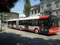 Solaris Dieselbus Nr. 336 in der Technikumstrasse. Der Baum links war am 27.6.2010 noch nicht abgeholzt.