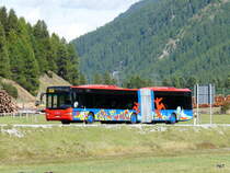 Engadin Bus - Neoplan GR 156995 unterwegs auf der Linie 2 bei Schlarigna Celerina am 16.09.2010
