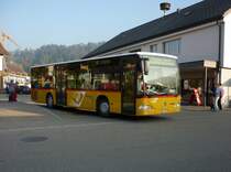 PostAuto Region Ostschweiz, PU Abderhalden, Wildhaus: MB 0530 Citaro SG 187'445, am 10. Oktober 2010 bei der Post in 9657 Unterwasser