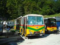 Wisler, Mhlau AG 53'197 Saurer/Hess am 22. August 2010 Thayngen, Wohnbustreffen