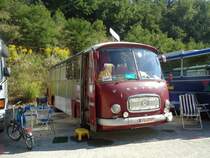 Aus Deutschland: F 0789 Setra am 22. August 2010 Thayngen, Wohnbustreffen